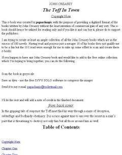 John Creasey - The Toff In Town